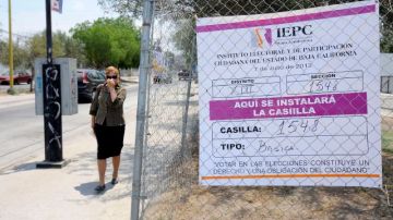 El Instituto Electoral y de Participación Ciudadana de Baja California (IEPCBC), colocó mantas en Tijuana, sobre la ubicación de las cuatro mil 230 casillas, para la jornada electoral del próximo domingo 7 de julio en varios estados mexicanos.