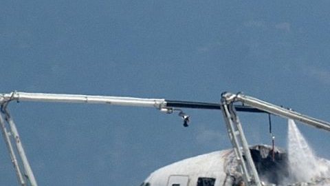 Foto del avión siniestrado.