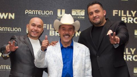 Los familiares de la desaparecida intérprete Jenni Rivera, Gustavo Rivera, Pedro Rivera y Juan Manuel Rivera, ofrecieron una conferencia de prensa para hablar de la cinta “Filly Brown".