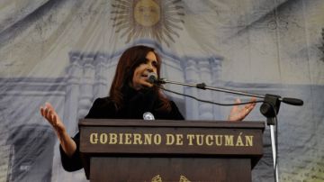 'Me corre frío por la espalda' dijo la presidenta de Argentina, Cristina Fernández, al enterarse del espionaje de EEUU.