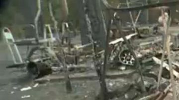 El incendio destruyó 102 cabañas en Al Bahr Shrine Camp, en Mount Laguna.