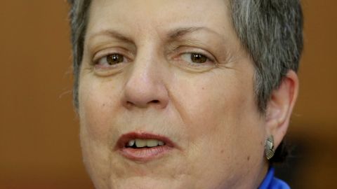 Janet Napolitano, secretaria de Seguridad Nacional.