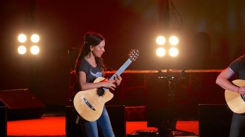 El show del domingo que Rodrigo y Gabriela llevaron a cabo en el Hollywood Bowl.