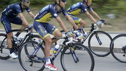 El Saxo de Contador no pudo sostener el liderato.