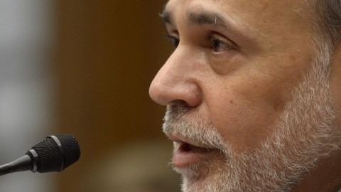 El presidente de la Reserva Federal, Ben Bernanke.