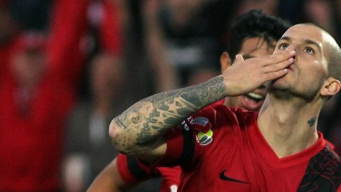Darío Benedetto, de Xolos de Tijuana, lleva doblete hasta el momento