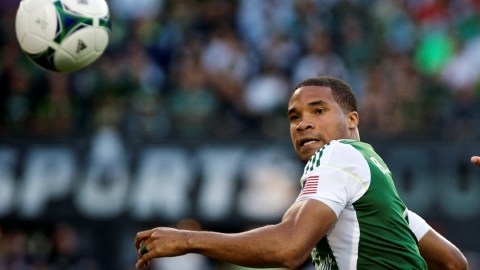 Los Timbers, con su jugador Ryan Johnson (en verde), vendrán al Área de la Bahía a disputar juego contra los Earthquakes.