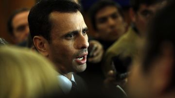 Capriles se reunirá con el presidente Piñera.
