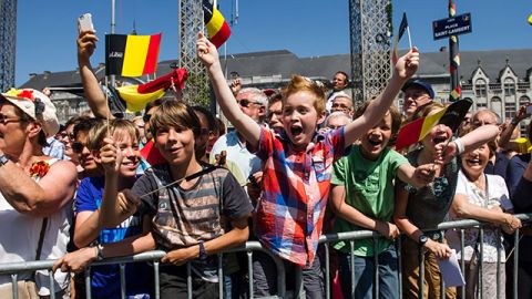 Amantes de los Reyes de Bélgica.