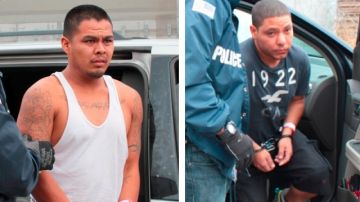 ICE capturó a Rubén Israel Durán Vera (izquierda) y Oscar Campos Nava en Los Ángeles y los entregó a la procuraduría mexicana.