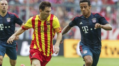 Lionel Messi fue titular en la derrota del Barcelona ante Bayern Múnich, en partido amistoso disputado este martes
