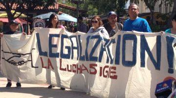 Una coalición de grupos  cívicos clama por la legalización de los indocumentados y la ley de reforma migratoria integral.