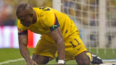 Christian Benitez reacciona tras perder la oportunidad de meter un gol durante un partido contra el Cruz Azul el 26 de mayo del 2013. "Chucho" falleció hoy a la edad de 27 años.