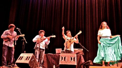 Los Cojolites, en aquella histórica presentación del 17 de agosto de 2012 en el Brava Theatre.
