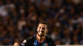 Yasser Anwar Corona marcó el tercer gol de Querétaro, para dejar el marcador definitivo 3-3