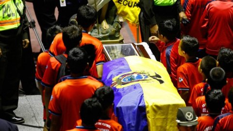 Los restos de Christian Benítez llegarton a Ecuador este viernes