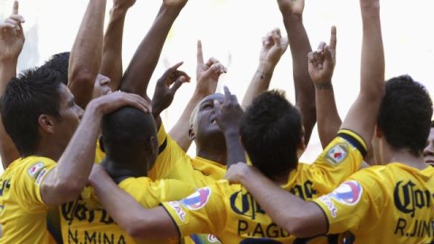 Los jugadores del América dedicaron su triunfo al fallecido Christian Benítez