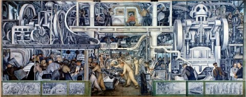 Mural 'Detroit Industry' de Diego Rivera.