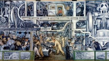 Mural 'Detroit Industry' de Diego Rivera.