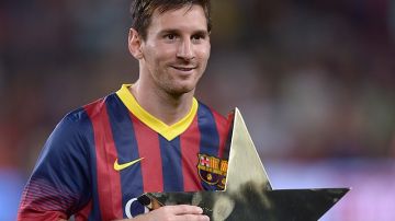 Messi es la estrella de los delanteros del Barcelona.