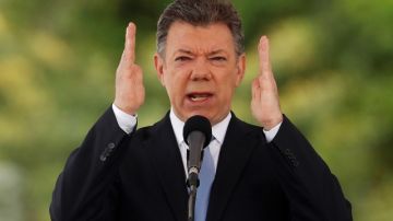 El presidente Juan Manuel Santos pidió construir la paz.