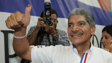 Norman Quijano, candidato de la Alianza Republicana Nacionalista a la presidencia de El Salvador.