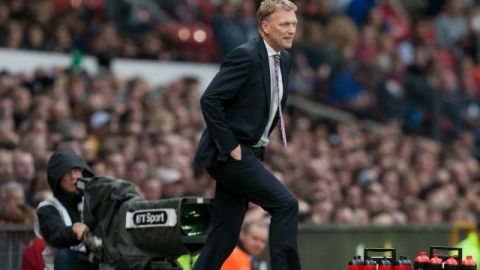 David Moyes, técnico del Manchester United, debutó con derrota al frente de los Red Devils