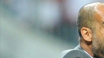 Josep 'Pep' Guardiola es el centro de atención de los medios alemanes.