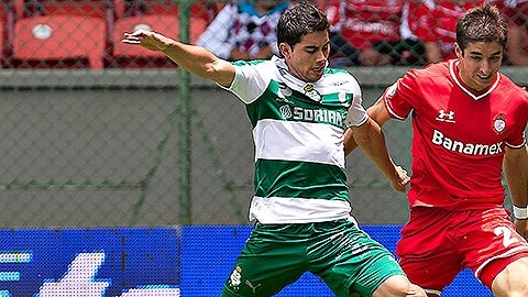 Santos se recuperó en el segundo tiempo.