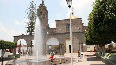 Iglesia de Juanacatlán, el pueblo donde creció Saúl “El Canelo” Álvarez.
