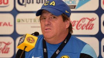 Miguel Herrera, técnico del América, ofreció una conferencia de prensa en Coapa