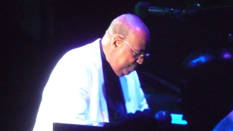 Chucho Valdés durante el concierto  del miércoles en el Bowl.