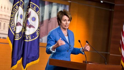 La congresista Nancy Pelosi.