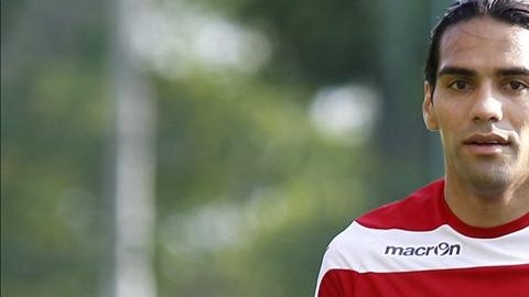 El delantero colombiano del Mónaco Radamel Falcao. EFE/Archivo
