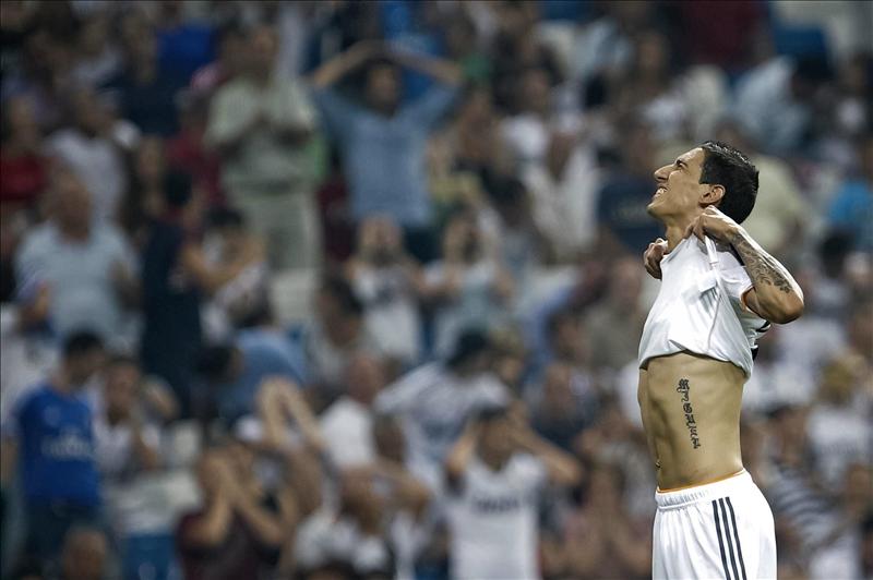 El centrocampista argentino del Real Madrid Ángel Di María está en la mira del club francés.