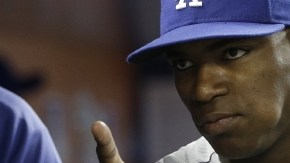 Puig llegó tarde a la práctica previa al juego contra Marlins.