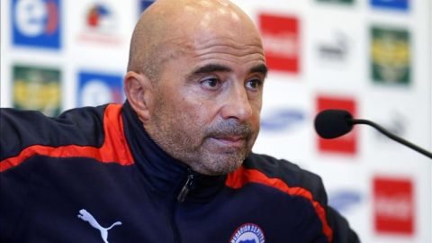 Jorge Sampaoli, quien anunció la convocatoria para enfrentar a Venezuela.