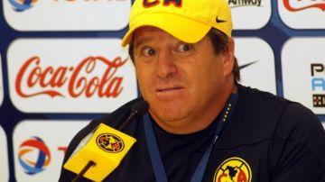 El técnico del América, Miguel "Piojo" Herrera, ofreció una conferencia de prensa
