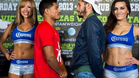 Mares (i), campeón reinante sostendrá una dura batalla en Carson ante González (d).