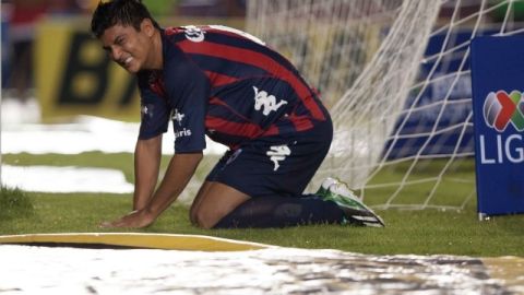 Jorge García, del Atlante, lamenta haber fallado una oportunidad clara de gol