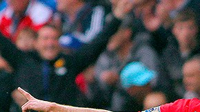 Una gran figura del Manchester United, Van Persie.