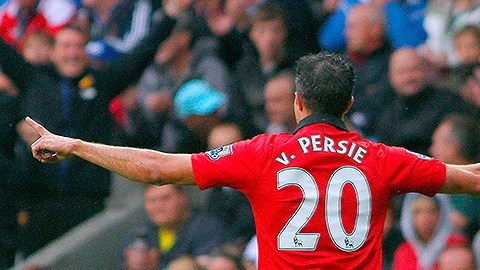 Una gran figura del Manchester United, Van Persie.