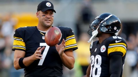 Buena dupla es la que se espera hagan el mariscal Ben Roethlisberger y el ala receptor Emmanuel Sanders.