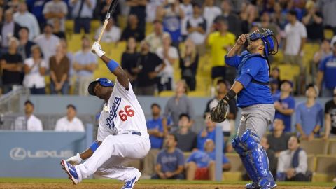 Puig (66) bateó un fly al cuadro para ser el último out del partido.