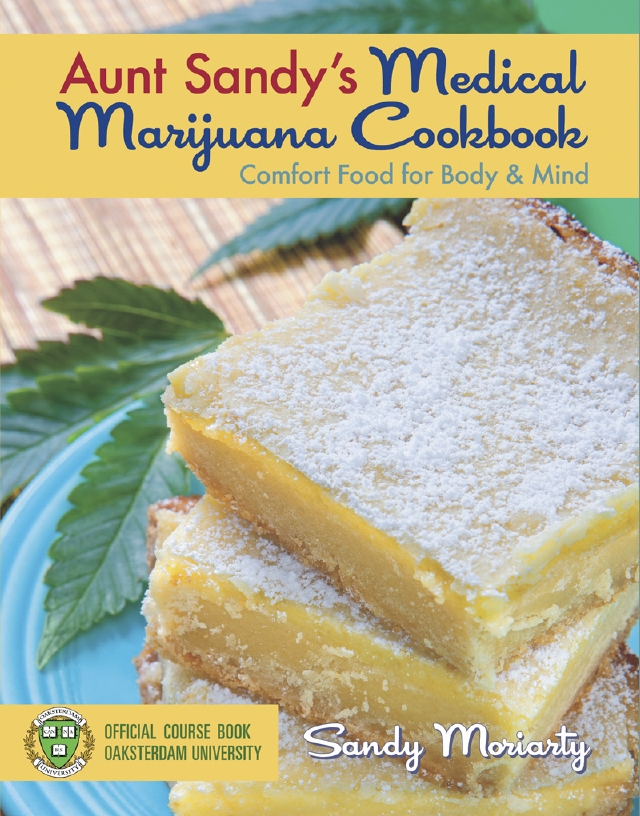 El libro 'Aunt Sandy's Medical Marijuana Cookbook' reúne recetas que usan marihuana como ingrediente.