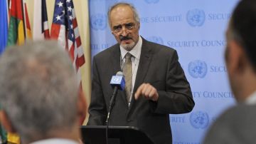 El embajador de Siria en la ONU, Bashar Jaafari.