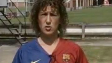 Carles Puyol tiene a su clon. Se llama Laura Gómez, tiene 30 años