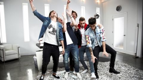 De izq. a der.:  Louis Tomlinson, Niall Horan, Harry Styles, Liam Payne y Zayn Malik.