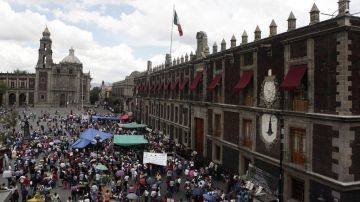 Las marchas continuarán en la capital mexicana.