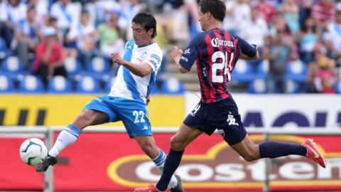 El argentino Matías Alustiza (22) fue el artífice del triunfo de los Camoteros, sobre los Potros de Hierro, ayer   en el Estadio Cuauhtémoc.